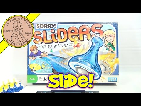 Sorry Sliders Aim, Slide & Score Target Game Parker Brothers #40615 - 2008 