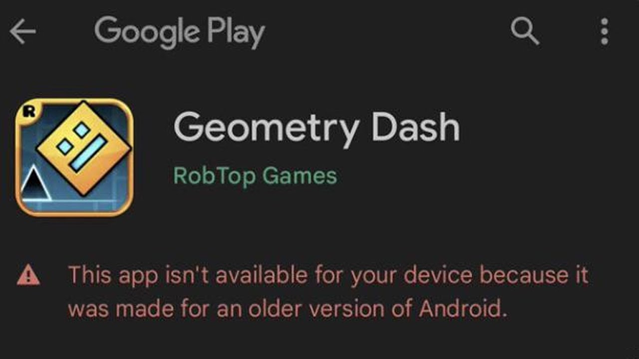 Geometry Dash Removed From Google Play Store Following Security Concerns