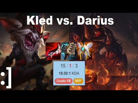 Kled vs. Darius (S12) - I'm hunting alone. (stream highlight)