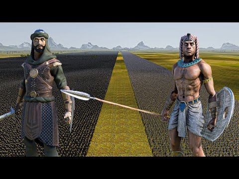 500000 PERSIANS vs 100000 EGYPTIAN SPEARMEN - Ultimate Epic Battle Simulator 2 UEBS 2