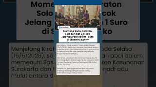 Momen 2 Kubu Keraton Solo Terlibat Cekcok Jelang Kirab Malam 1 Suro di Sasana Sewoko