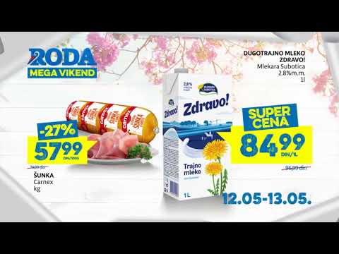 Roda I Mega vikend 12.05 - 13.05.2018.