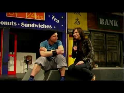 Sarah Lee (RTL) - Backstage bei "Street Xtreme" Stuntshow Phantasialand