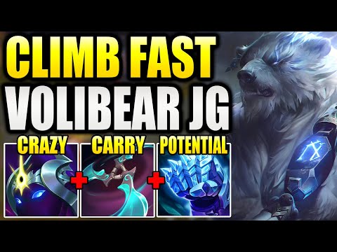HOW TO PLAY VOLIBEAR JUNGLE TO CLIMB VERY FAST IN SOLO Q! (THIS CHAMP IS STILL BROKEN...)