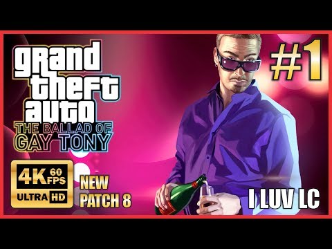 Grand Theft Auto IV: The Ballad of Gay Tony 4K 60fps Walkthrough Part 1 - I Luv L.C.