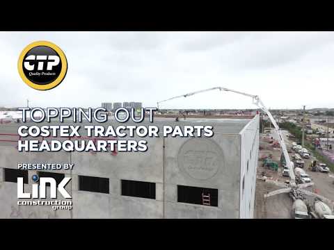 Topping Out at Costex Tractor Parts Headquarters