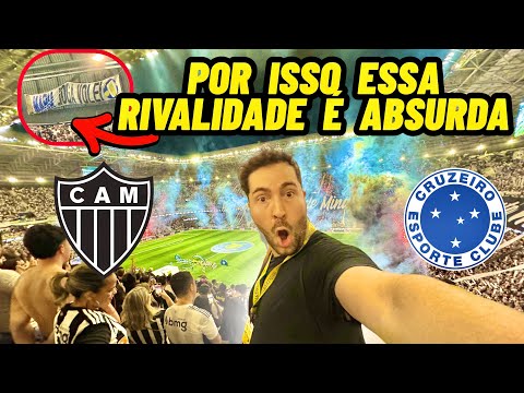 OLHA O TANTO DE PROVOCAÇÃO DA TORCIDA DO GALO PRO CRUZEIRO/ Atlético-MG 1 x 1 Cruzeiro 