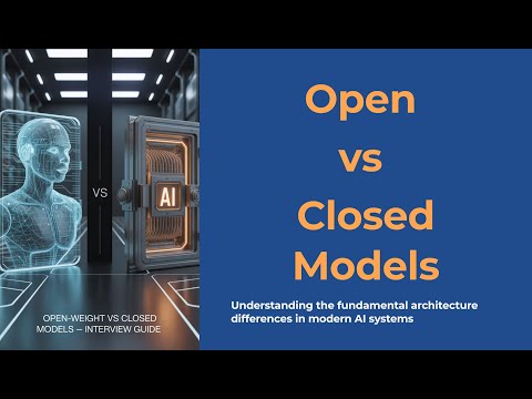Open-Weight vs Closed AI Models — The BEST Explanation for 2026