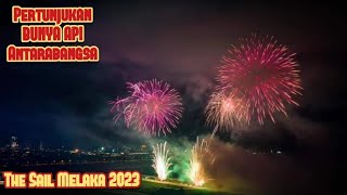 Download lagu Pertunjukan Bunga Api Antarabangsa (Fireworks) di The Sail Melaka 2023 mp3