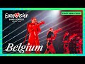Red Sebastian Strobe Lights LIVE Belgium First Semi Final Eurovision 2025