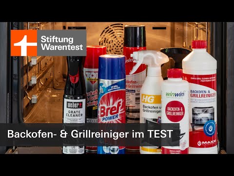 Test Backofenreiniger & Grillreiniger: 3 Sprays versagen bei Eingebranntem (Stiftung Warentest)