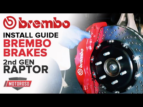 Brembo GT Brakes Install on 2nd Gen 2017+ Ford Raptor - Installing Rotors, Calipers and Pads