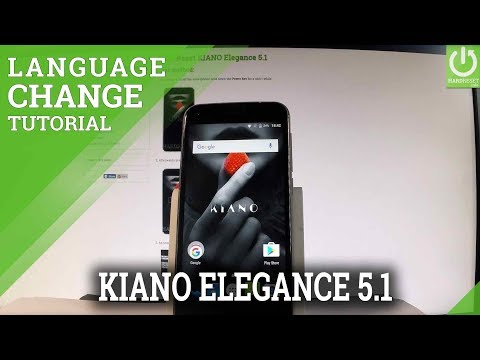How to Change Language in KIANO Elegance 5.1 |HardReset.info