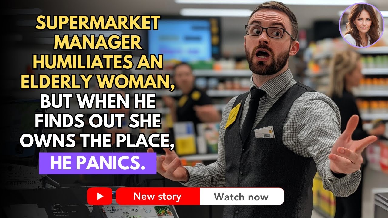 Supermarket Manager Humiliates An Elderly Woman, But When He Finds Out She Owns The Place, He...