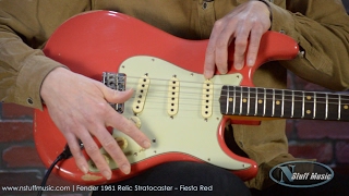 Video thumbnail for Fender 1961 Relic Stratocaster - Fiesta Red by N Stuff Music