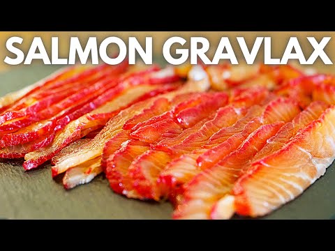 Beetroot Cured Salmon Gravlax - How to make Cured Salmon