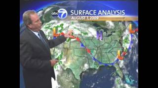 ABC 7's Jerry Taft uncontrollable laughter 8-06-09