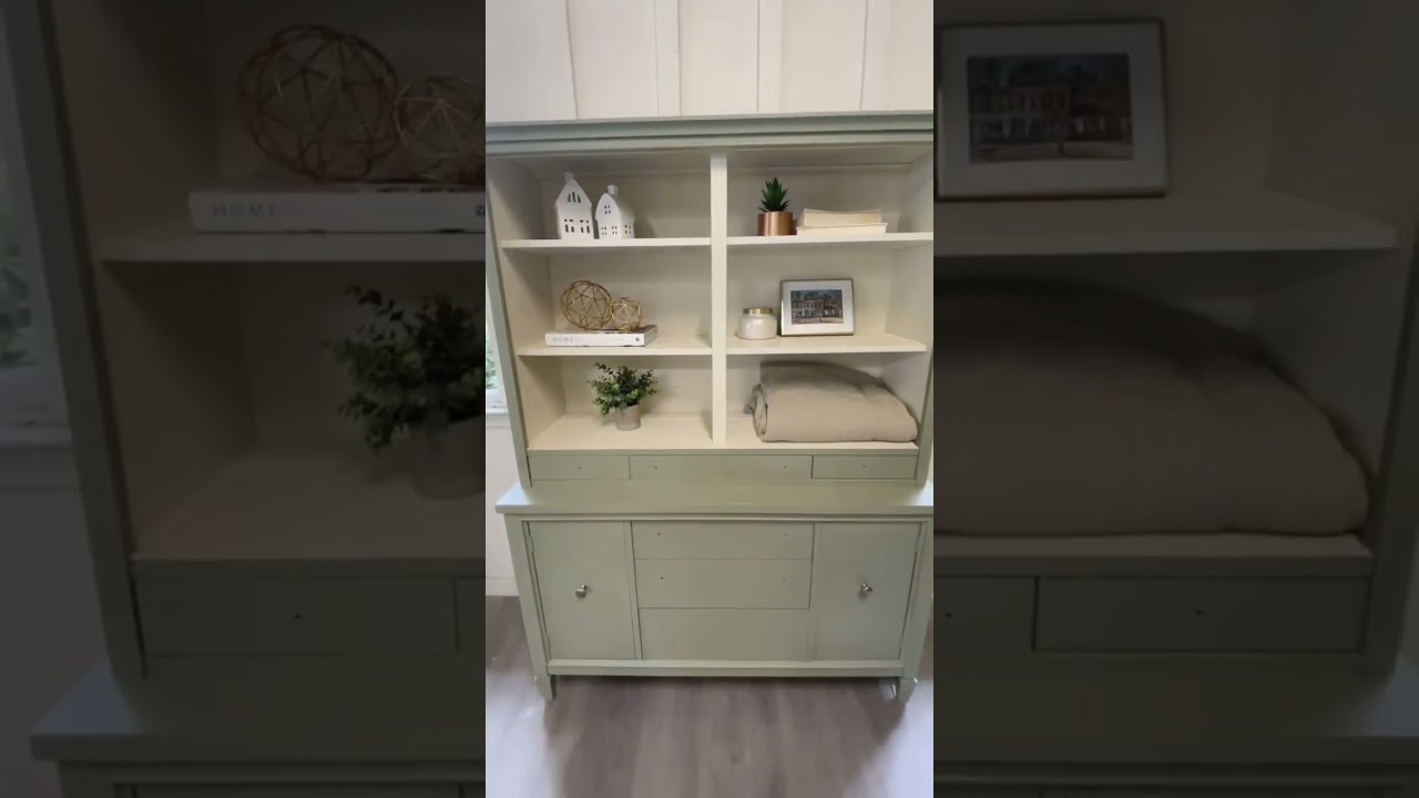 China Cabinet Makeover! 🤩🤯‼️#shorts #furnitureflip #furnituremakeover