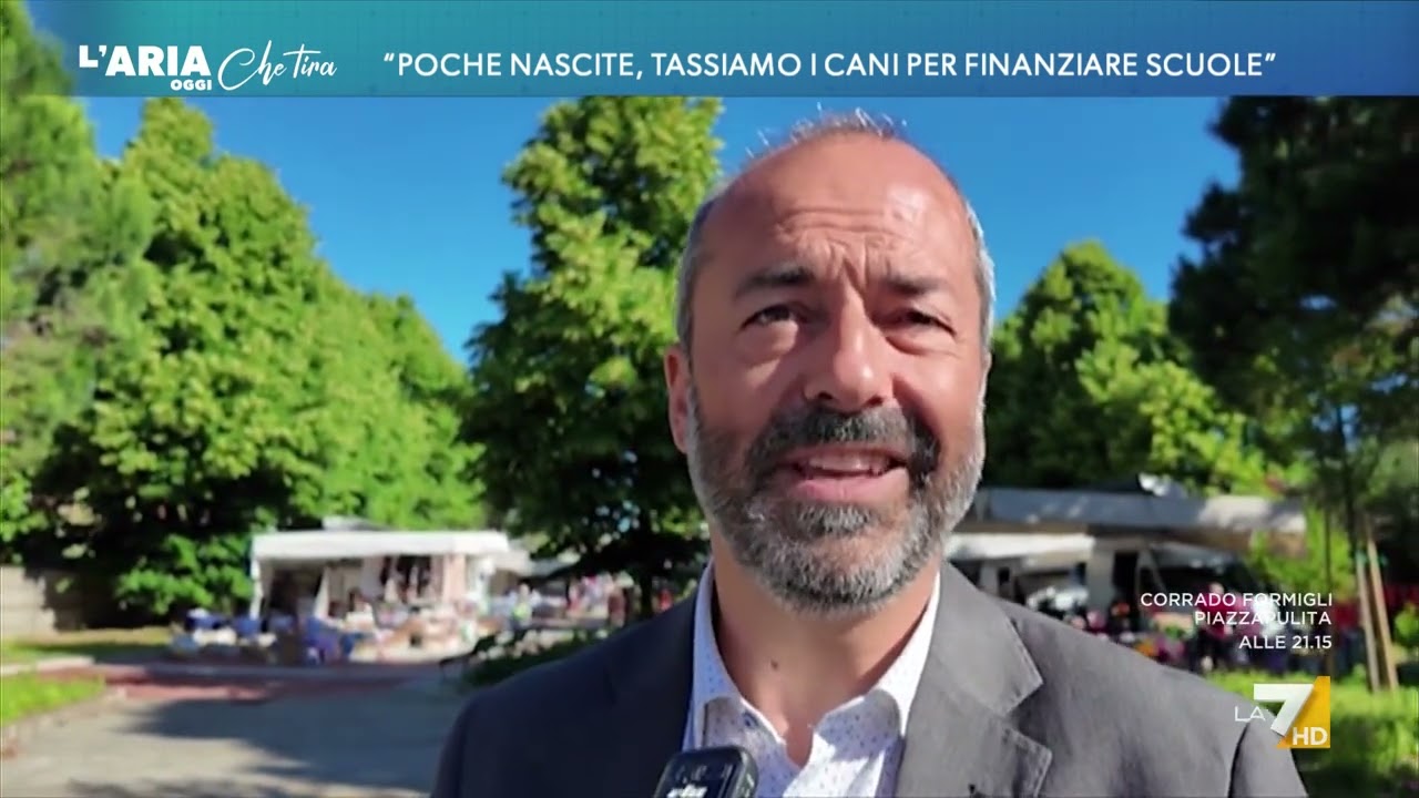 "Poche nascite, tassiamo i cani per finanziare scuole"