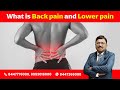 What Is Back Pain And Lower Pain Dr Bimal Chhajer Saaol
