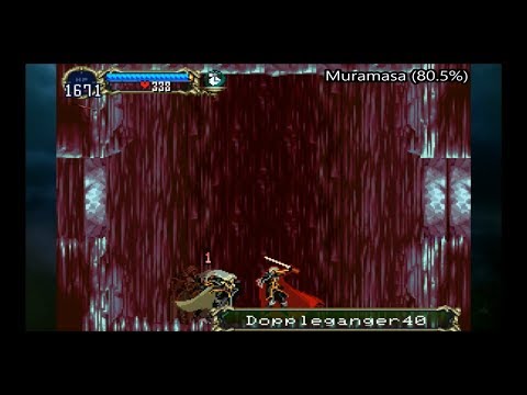 Muramasa vs Doppelganger40 | Perfect/Muramasa Run - Castlevania Requiem: Symphony of the Night
