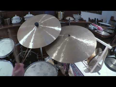 21" hfb 1724g with 4 rivets & 20" hfb 1725g - BOURGIS HANDMADE CYMBALS