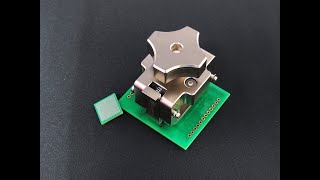 60GHz Clamshell Lid Spring Pin Socket for BGA529