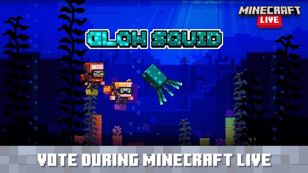 Minecraft Live: Vote for the Glow Squid!