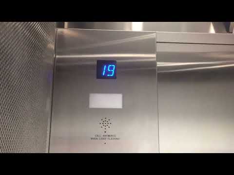 Otis Compass Destination Dispatch Traction Elevators at One University Avenue, Toronto ON