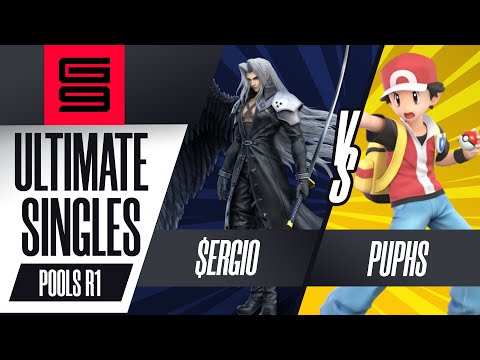 $ergio (Sephiroth) vs Puphs (Pokemon Trainer) - Ultimate Singles Pools Winners Round 2  - Genesis 9