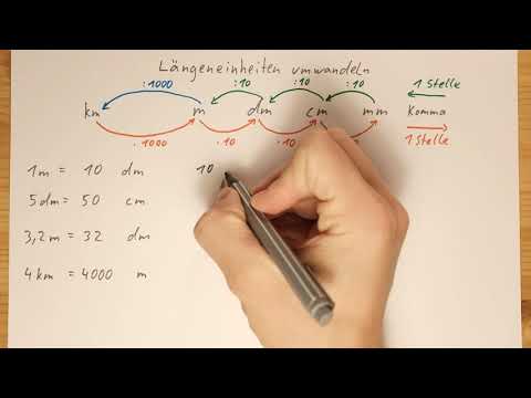 Längeneinheiten umrechnen | Mit Stift und Papier