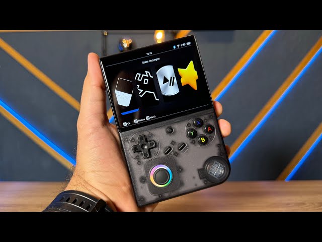 Vídeo relacionado con WANENGEDIY RG40XXV - Consola de Juegos portátil , Pantalla Vertical de 4 Pulgadas, Consola de Juegos Retro Compatible con CPU Linux Cortex-A53, Efectos de iluminación