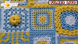 Joining The Last Few Squares LIVE - Granny's Magical Cupboard Calendar Blanket - December 8, 2024