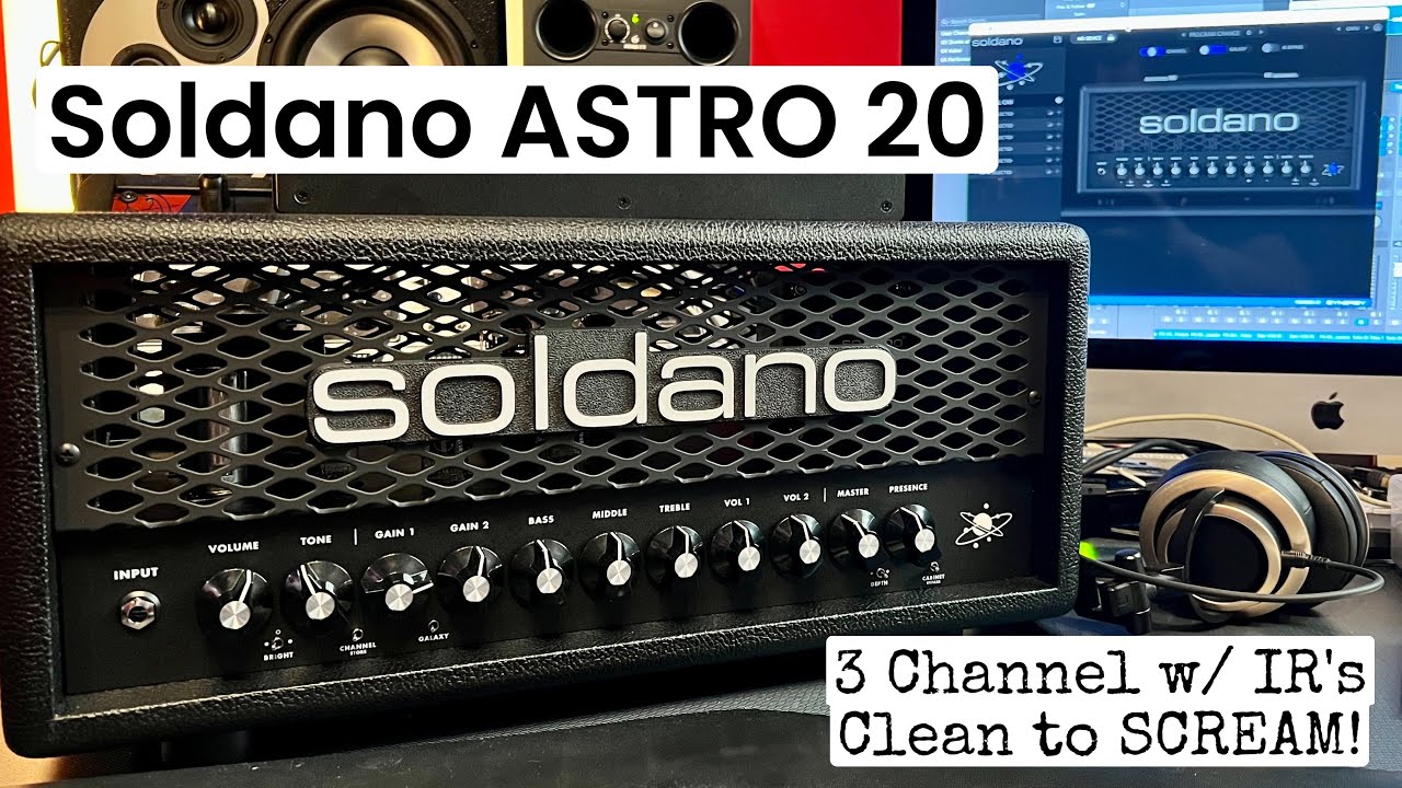 Soldano Astro-20 3ch 20w Tube Guitar Head