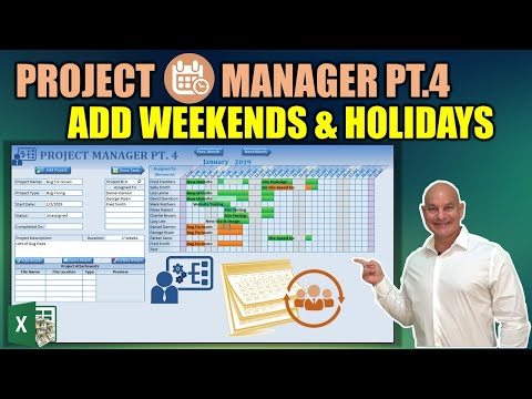 How To Create A Project Manager In Excel Part 1