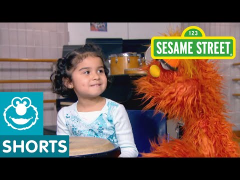 Sesame Street: Drumming School | Murray Had a Little Lamb
