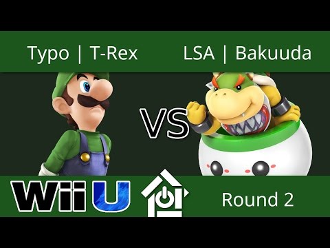 THGW 11/08/2016 - Typo | T-Rex (Luigi) vs LSA | Bakuuda (Bowser Jr) - Smash 4 Round 2