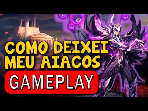 MEU AIACOS APÓS O REPARO DE ARMADURA, COM GAMEPLAY COMPLETA - SAINT SEIYA AWAKENING