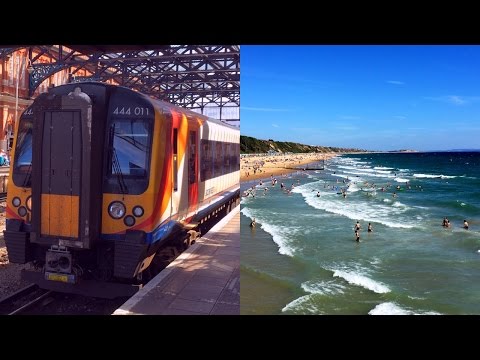 To Bournemouth Beach with South West Trains from London Waterloo