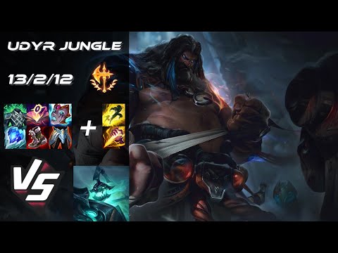 JUNGLE Udyr vs Hecarim - EU Challenger Patch 14.13