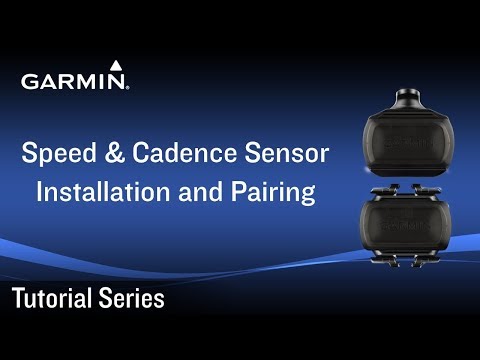 Garmin kadenso jutiklis Cadence Sensor 2 video