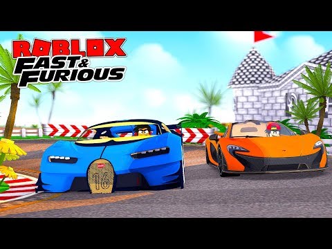 ROBLOX FAST AND THE FURIOUS!! - ROPO AND DONUT DO SOME ILLEGAL STREET RACING IN THEIR
