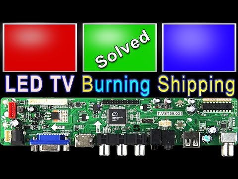 How To Exit From Burning Mode Or Shipping Mode In LED TV | Fix Burning Problem