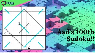 Aad's 100th Sudoku (And Only 3 Given Digits!)