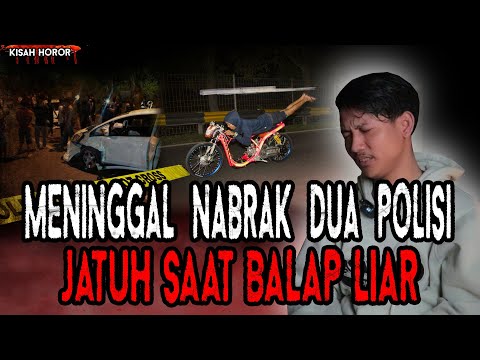 MENINGGAL SETELAH NABRAK DUA POLISI! GILA FOTO PENAMPAKANNYA JELAS BANGET..