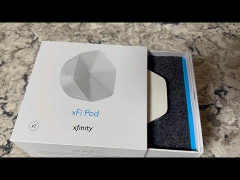 Xfi pod WiFi extender install and setup to increase internet strength.