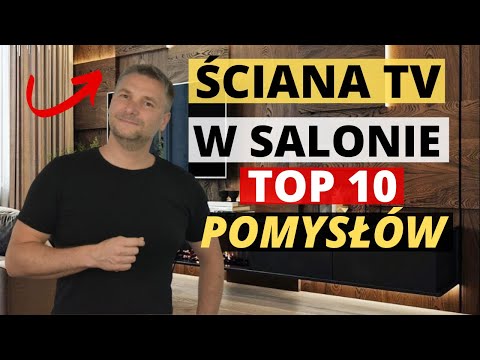 10 POMYSŁÓW JAK URZĄDZIĆ ŚCIANĘ TV W SALONIE NOWOCZESNY SALON. ARANŻACJA ŚCIANY TELEWIZYJNEJ TV WALL