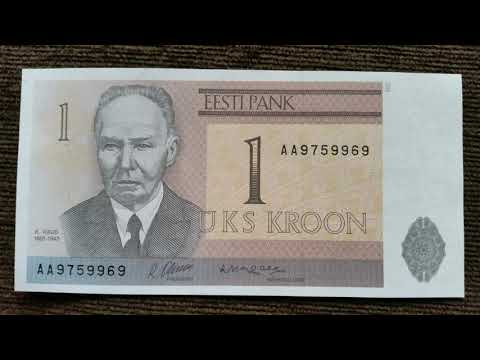 Estonia Banknote - 1 Kroon (1992)