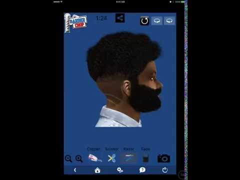 Learn to cut hair with "Barber Chop" gaming app. (BC) Tutorial/ How to: Fade.Cut.Designs Twist. - YouTube