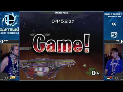 Smash 'N' Splash 3 - Spor (Falco) vs. Slogs (Fox) - Round Robin Pools